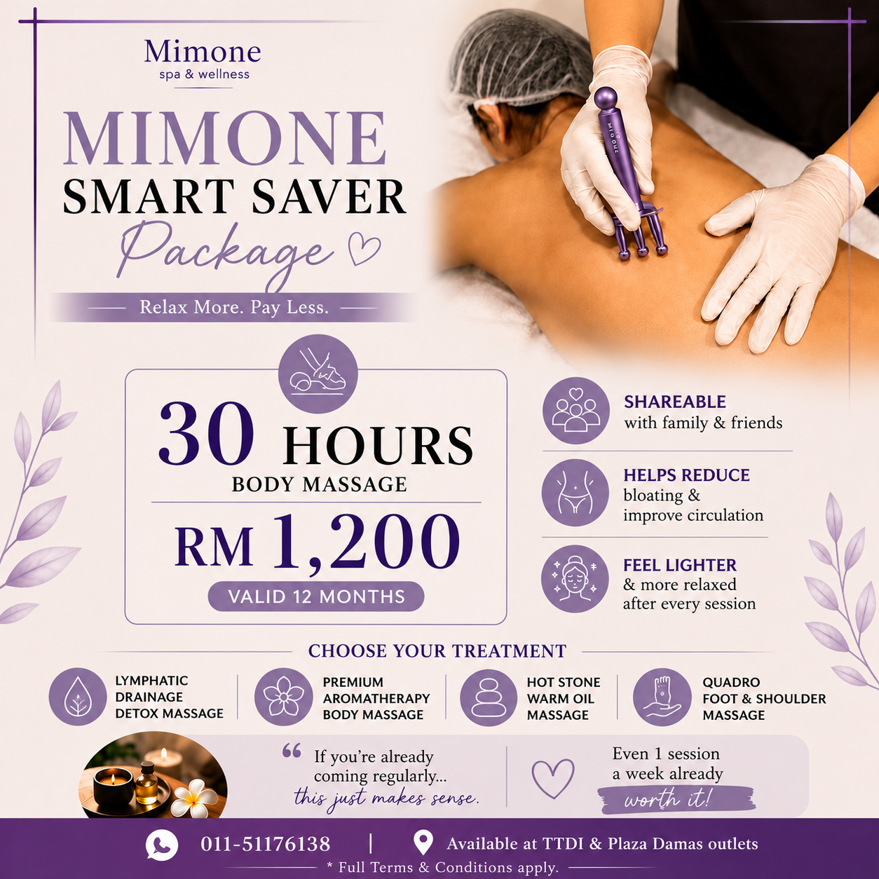 30 Hrs Mimone Smart Saver Package