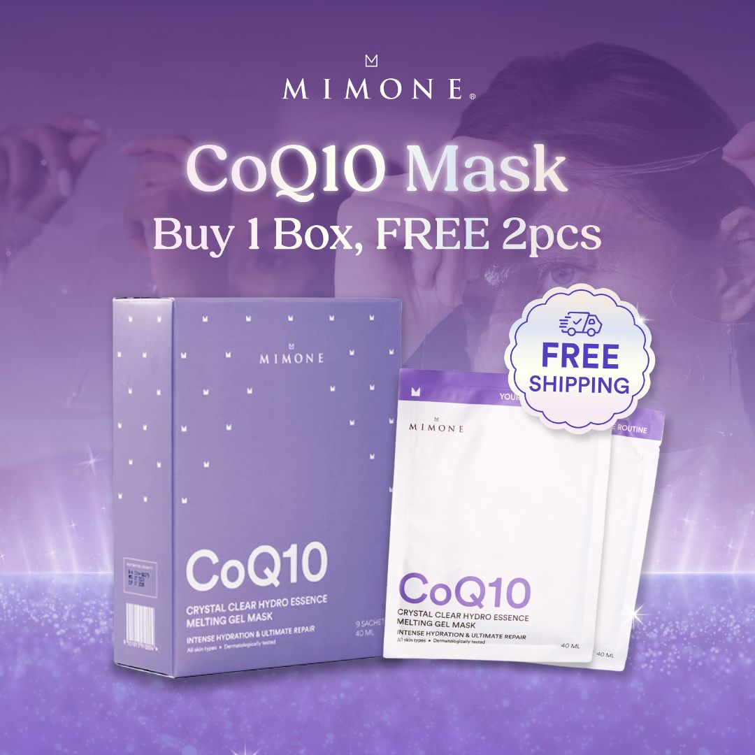CoQ10 Crystal Clear Hydro Essence Melting Gel Mask (1 Box)