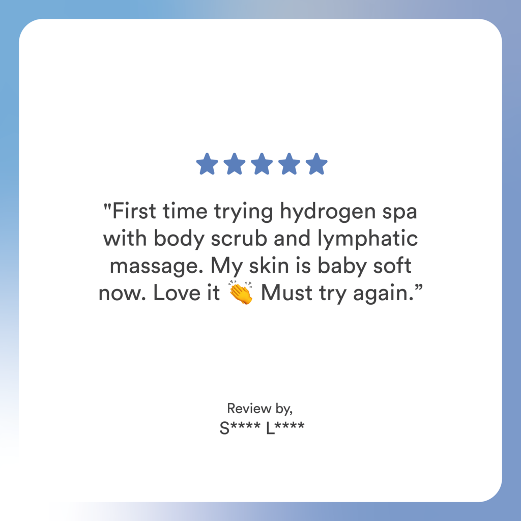 First Trial Stay Wet with Japan Hydrogen Healing Spa